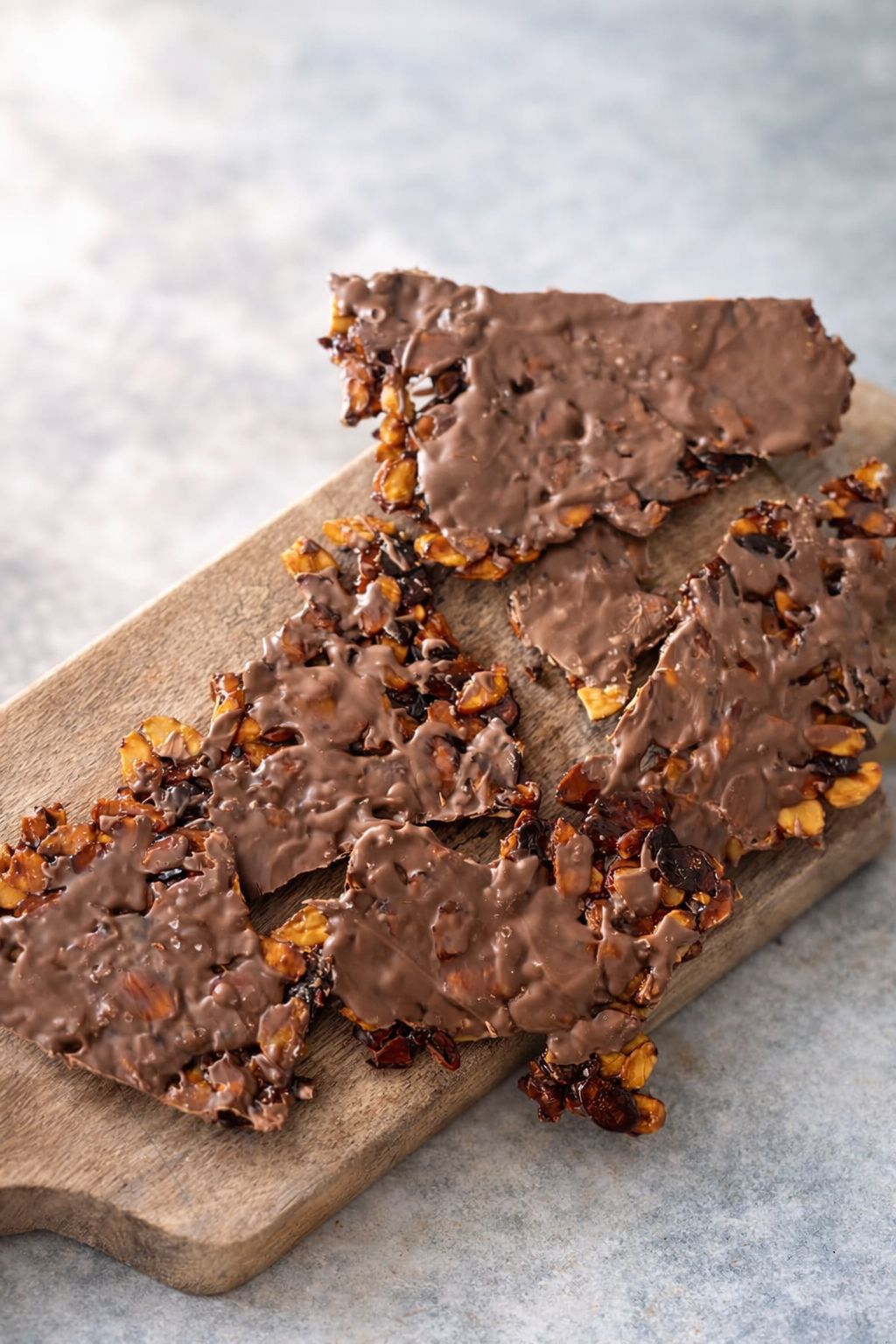 Almendras crocantes con chocolate de leche sin azúcar