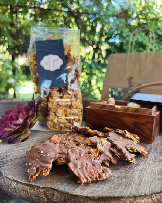 Almendras bañadas en chocolate bitter sin azúcar