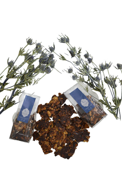 Almendras crocantes con chocolate sin azúcar