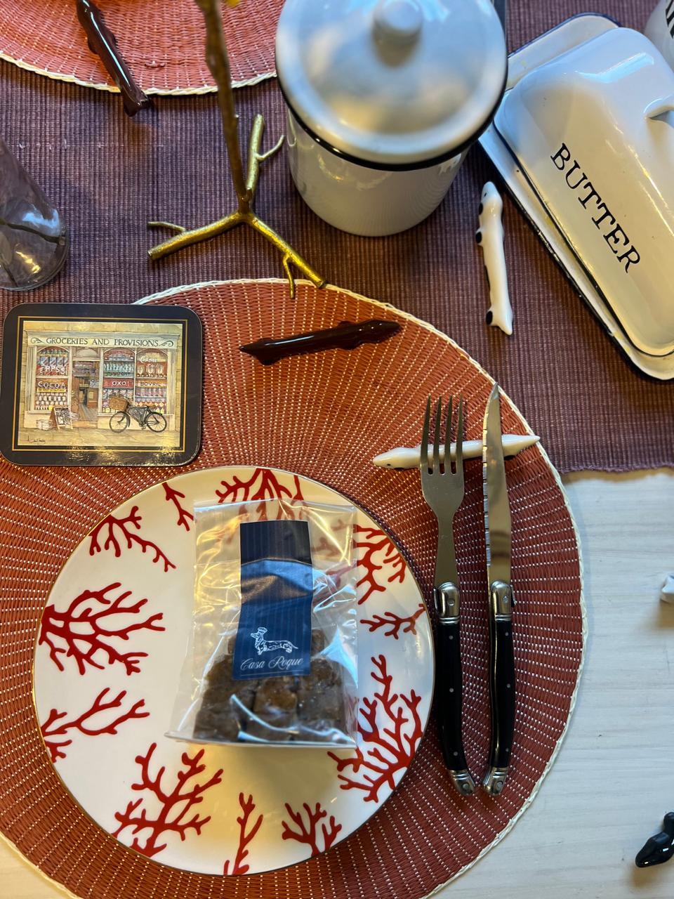 Perro salchicha ceramica