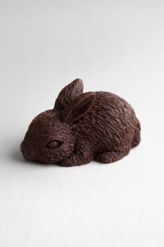 Conejo chocolate bitter con praliné crunchy - unidad