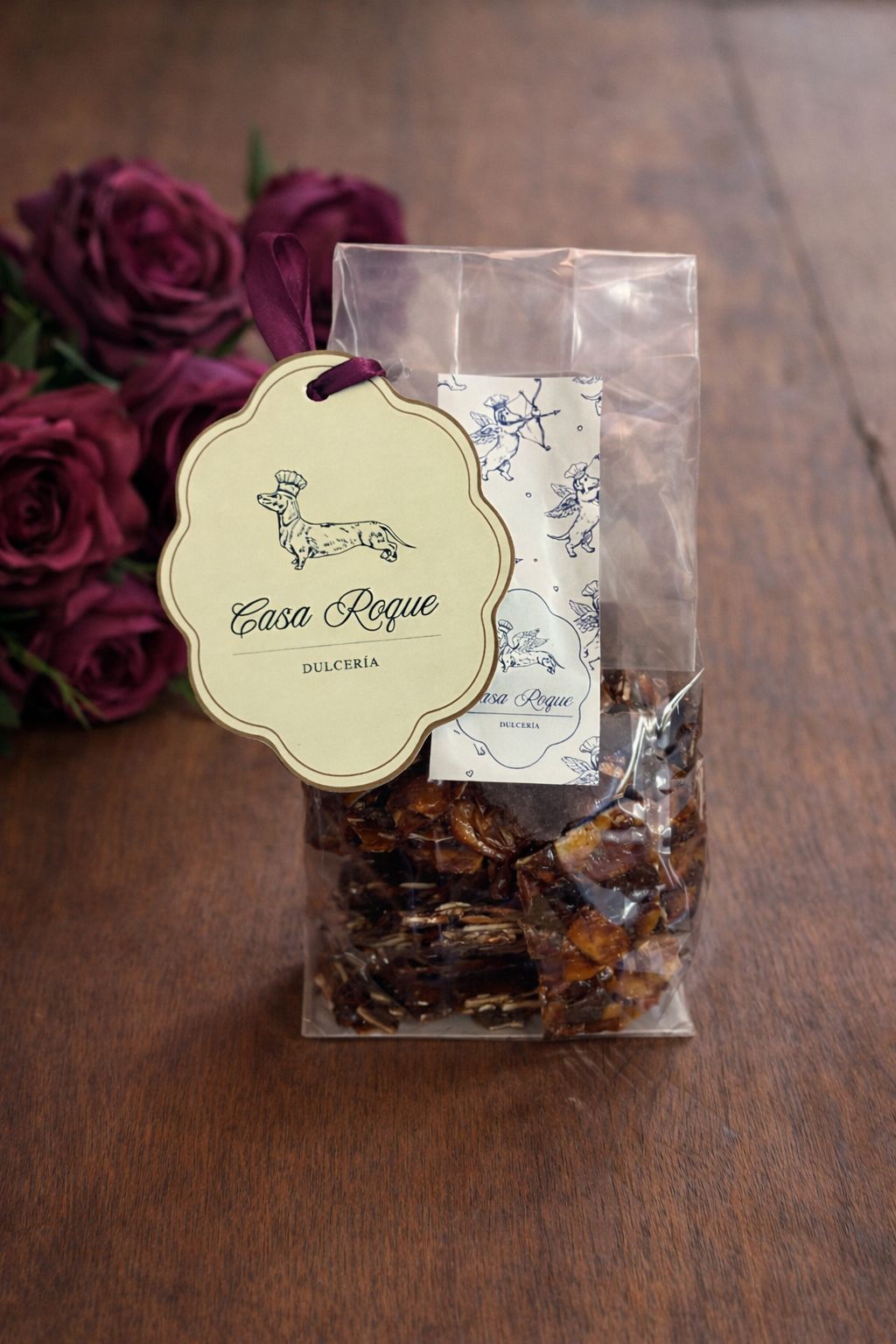 Almendras crocantes con chocolate sin azúcar